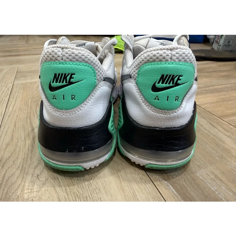 Nike Air Max Excee White Black Green Sneakers DM8346-100 Womens 7.5